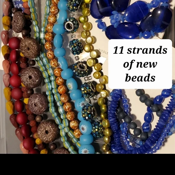 11 strands of new beads - Picture 1 of 8